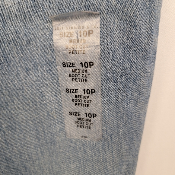 Levi's 515 boot cut lower rise jeans nwt - Picture 5 of 9